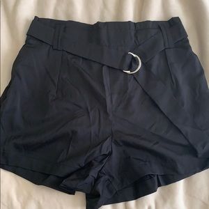 Black high waisted shorts